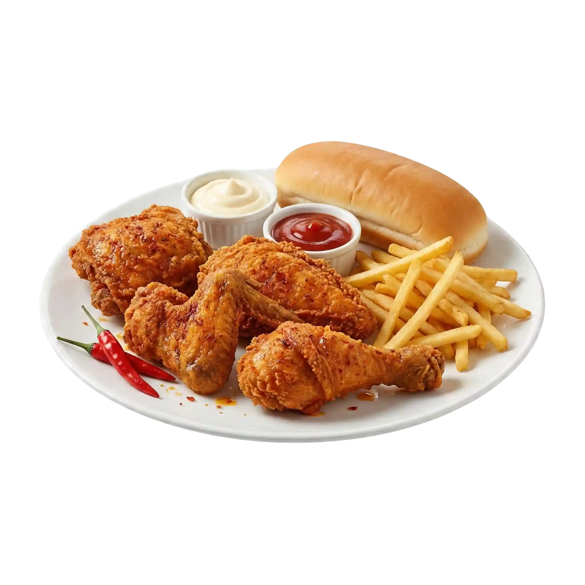 وجبة بروست 4 قطع (حراق)