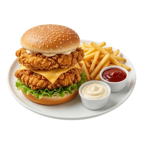 Double Zinger Cheese Burger